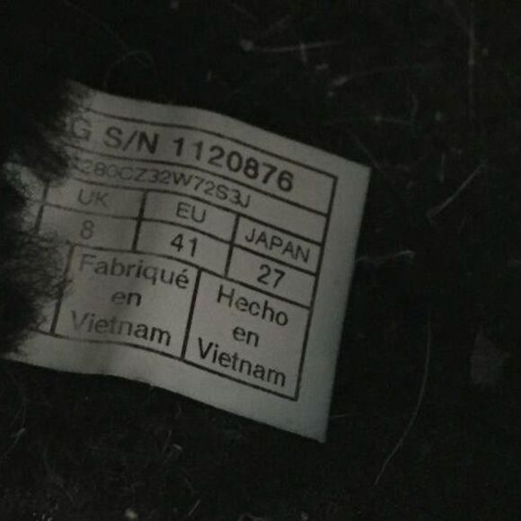 UGG OH FLUFFITA BLACK PLUSH FLUFFY SLIPPERS - SIZE 10 - Picture 4 of 4